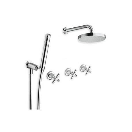 Bain douche encastré 2 sorties Chromé EXECUTIVE - CRISTINA ONDYNA EV11051