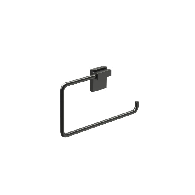 Rubik Porte-Serviettes Anneau Noir Mat - ROCA A816847024 