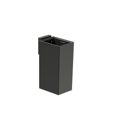 Rubik Porte-Verre Mural Noir Mat - ROCA A816843024 