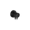 Coude Mural Rond Noir Mat-Roca A5B1450Nb0 