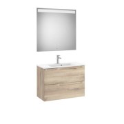 Aleyda Pack Compact 2 Tiroirs 800 Mm Bois Naturel - ROCA A851832524 