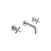 LAVABO EXECUTIVE MURAL 3 TROUS SPECIAL CHROME + Vidage Up&Down - CRISTINA ONDYNA EVB1451