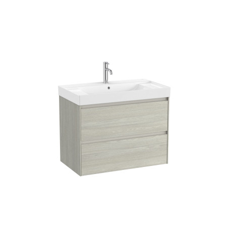 Ona Unik 2 Tiroirs 800Mm Centré Chêne Blanchi-Roca A851691512 