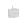 Aleyda Unik Compact 2 Tiroirs 700 Mm Gris Pierre Mat - ROCA A851811514 