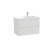 Aleyda Unik 2 Tiroirs Lavabo À Droite 800 Mm Gris Pierre Mat - ROCA A851815514 