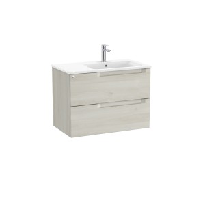 Aleyda Unik 2 Tiroirs Lavabo À Droite 800 Mm Bois Blanchi - ROCA A851815525 