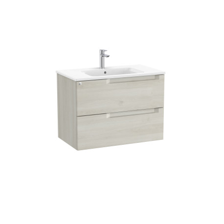 Aleyda Unik 2 Tiroirs 800 Mm Bois Blanchi - ROCA A851816525 