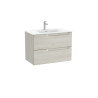 Aleyda Unik 2 Tiroirs 800 Mm Bois Blanchi - ROCA A851816525 