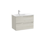 Aleyda Unik 2 Tiroirs Lavabo À Gauche 800 Mm Bois Blanchi - ROCA A851817525 