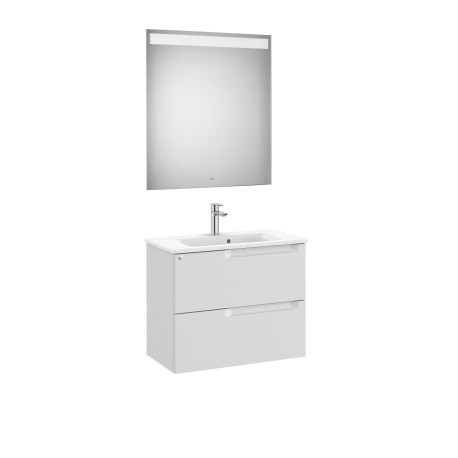 Aleyda Pack Compact 2 Tiroirs 700 Mm Gris Pierre Mat - ROCA A851831514 