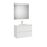 Aleyda Pack Compact 2 Tiroirs 800 Mm Gris Pierre Mat - ROCA A851832514 