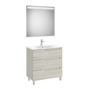 Aleyda Pack 3 Tiroirs 800 Mm Bois Blanchi - ROCA A851844525 