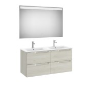 Aleyda Pack 4 Tiroirs 1200 Mm Bois Blanchi - ROCA A851889525 