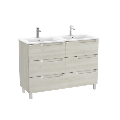 Aleyda Unik 6 Tiroirs 1200 Mm Bois Blanchi - ROCA A851888525 