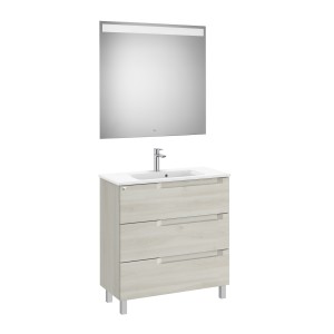 Aleyda Pack Compact 3 Tiroirs 800 Mm Bois Blanchi - ROCA A851886525 