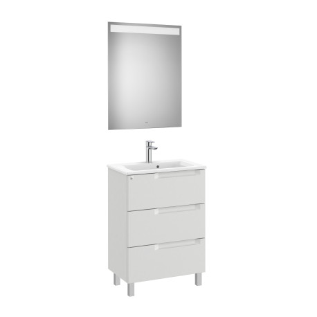 Aleyda Pack Compact 3 Tiroirs 600 Mm Gris Pierre Mat - ROCA A851885514 