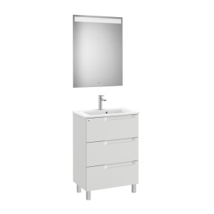 Aleyda Pack Compact 3 Tiroirs 600 Mm Gris Pierre Mat - ROCA A851885514 