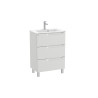 Aleyda Unik Compact 3 Tiroirs 600 Mm Gris Pierre Mat - ROCA A851883514 