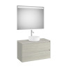 Ona Pack Meuble 2T+Plan+Miroir 1000 Chêne Blanchi-Roca A851718512 