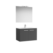 Victoria Pack 2 Portes 800Mm Gris Anthracite-Roca A851662153 