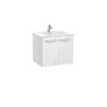 Victoria Unik 2 Portes 600Mm Blanc Brillant-Roca A851650806 