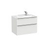 Beyond Unik 2 Tiroirs Avec Poignees 800Mm Gris Clair Mat - ROCA A851453447 