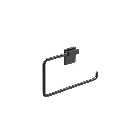 Rubik Porte-Serviettes Anneau Noir Mat - ROCA A816847024 