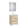 Aleyda Pack Compact 3 Tiroirs 600 Mm Bois Naturel - ROCA A851885524 