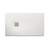 Terran Receveur Stonex Avec Vidage 1600X1400 Blanc-Roca Ap10164057801100 