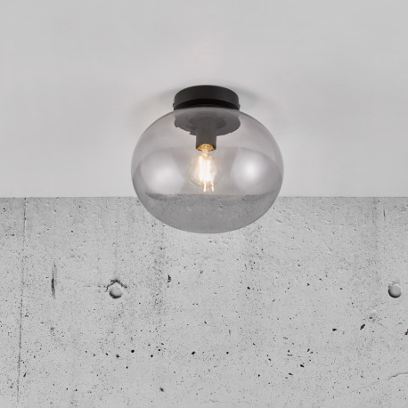 ALTON plafonnier Verre et metal Fumé E27  - Nordlux 2010506047 