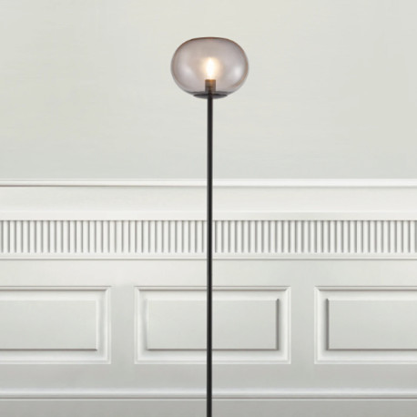 ALTON lampadaire Verre et metal Fumé noir E27  - Nordlux 2010514047 