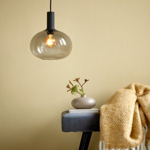 Suspension ALTON 25 Métal-Verre Fumé Noir E27 - Nordlux 47313047