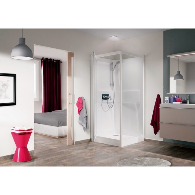 Cabine Kineprime 70 Pivotant Bas Transparent Meca - KINEDO CA520MTN 