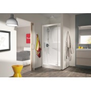 Cabine Kineprime 100X80 Niche Pivotant Bas Transparent Meca - KINEDO CA5800MTN 