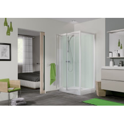 Cabine Kineprime Glass 100X80 2P Bas Meca - KINEDO CA900MTN 