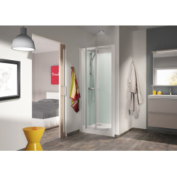 Cabine Kineprime Glass 80 Niche 2P Bas Th - KINEDO CA9020TTN 