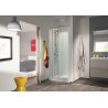 Cabine Kineprime Glass 90 Niche 2P Bas Th - KINEDO CA9030TTN
