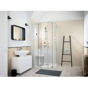 Kinemagic7 Sérénité 100x80 Angle Pivotant Basse Transparent Mécanique - KINEDO KT-1008-ABP-TN2-GSC 