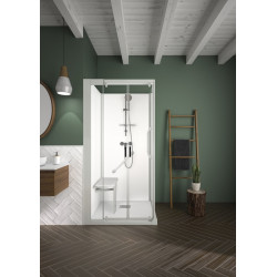Kinemagic7 Sérénité 120x80 Angle Pivotant Haute Transparent Mécanique - KINEDO KT-1208-AHP-TN2-GSW 