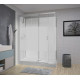 Kinemagic7 Design 140X70 Angle Coulissant Haute Dépoli 1 bande Thermostatique - KINEDO KT-1407-AHC-DB3-XDS