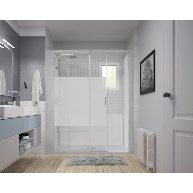 Kinemagic7 Design 160X80 Niche Coulissant Mixte Dépoli 1 bande Thermostatique - KINEDO KT-1608-NMC-DB3-XDY 