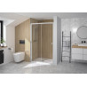 Supra Coulissante 100 Blanc Transparent - KINEDO PA1540BTN