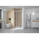 Supra 2 Volets Coulissants 100 Blanc Transparent - KINEDO PA1552BTN