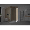 Supra Angle Droite 70 Blanc Transparent - KINEDO PA1580BTND