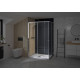 Supra Angle Gauche 100 Chromé Transparent - KINEDO PA1583CTNG