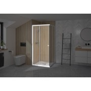 Supra Angle Gauche 90 Blanc Transparent - KINEDO PA1582BTNG 