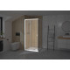 Supra Angle Gauche 80 Blanc Transparent - KINEDO PA1581BTNG