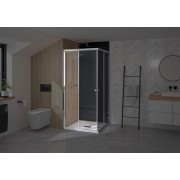 Supra Angle Gauche 70 Chromé Transparent - KINEDO PA1580CTNG 