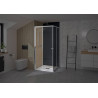 Supra Angle Gauche 70 Chromé Transparent - KINEDO PA1580CTNG