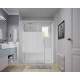 Kinemagic7 Design 170X70 Niche Coulissant Mixte Dépoli 1 bande Thermostatique - KINEDO KT-1707-NMC-DB3-XDY